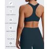 imageAoxjox Womens Workout Sports Bras Fitness Define Sculpt Racerback Bra Yoga Crop TankBlueberry