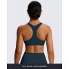 imageAoxjox Womens Workout Sports Bras Fitness Define Sculpt Racerback Bra Yoga Crop TankBlueberry