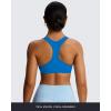 imageAoxjox Womens Workout Sports Bras Fitness Define Sculpt Racerback Bra Yoga Crop TankDirectoire Blue