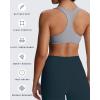 imageAoxjox Womens Workout Sports Bras Fitness Define Sculpt Racerback Bra Yoga Crop TankGrey