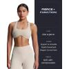 imageAoxjox Womens Workout Sports Bras Fitness Define Sculpt Racerback Bra Yoga Crop TankMink