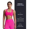 imageAoxjox Womens Workout Sports Bras Fitness Define Sculpt Racerback Bra Yoga Crop TankRose Red