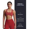imageAoxjox Womens Workout Sports Bras Fitness Define Sculpt Racerback Bra Yoga Crop TankRust Red