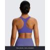 imageAoxjox Womens Workout Sports Bras Fitness Define Sculpt Racerback Bra Yoga Crop TankViolet