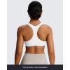 imageAoxjox Womens Workout Sports Bras Fitness Define Sculpt Racerback Bra Yoga Crop TankWhite