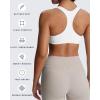 imageAoxjox Womens Workout Sports Bras Fitness Define Sculpt Racerback Bra Yoga Crop TankWhite