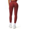 imageAoxjox Workout Leggings for Women Vanity V Waist High Waist Tummy Control Hidden Scrunch Athletic Gym Yoga Pants 24quot26quot28quotBurgundy