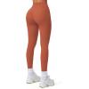 imageAoxjox Workout Leggings for Women Vanity V Waist High Waist Tummy Control Hidden Scrunch Athletic Gym Yoga Pants 24quot26quot28quotEarthy Brown