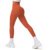 imageAoxjox Workout Leggings for Women Vanity V Waist High Waist Tummy Control Hidden Scrunch Athletic Gym Yoga Pants 24quot26quot28quotEarthy Brown