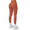 imageAoxjox Workout Leggings for Women Vanity V Waist High Waist Tummy Control Hidden Scrunch Athletic Gym Yoga Pants 24quot26quot28quotEarthy Brown