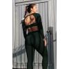 imageAoxjox Workout Leggings for Women Vanity V Waist High Waist Tummy Control Hidden Scrunch Athletic Gym Yoga Pants 24quot26quot28quotForest Green