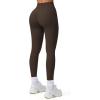 imageAoxjox Workout Leggings for Women Vanity V Waist High Waist Tummy Control Hidden Scrunch Athletic Gym Yoga Pants 24quot26quot28quotMulch