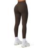 imageAoxjox Workout Leggings for Women Vanity V Waist High Waist Tummy Control Hidden Scrunch Athletic Gym Yoga Pants 24quot26quot28quotMulch