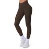 imageAoxjox Workout Leggings for Women Vanity V Waist High Waist Tummy Control Hidden Scrunch Athletic Gym Yoga Pants 24quot26quot28quotMulch