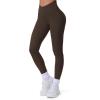 imageAoxjox Workout Leggings for Women Vanity V Waist High Waist Tummy Control Hidden Scrunch Athletic Gym Yoga Pants 24quot26quot28quotMulch