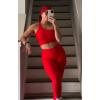 imageAoxjox Workout Leggings for Women Vanity V Waist High Waist Tummy Control Hidden Scrunch Athletic Gym Yoga Pants 24quot26quot28quotRacing Red