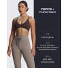 imageAoxjox Workout Updated Mila Leggings for Women High Waisted Tummy Control Drawcord Yoga Pants 245quot265quot285quotDriftwood
