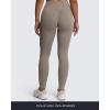 imageAoxjox Workout Updated Mila Leggings for Women High Waisted Tummy Control Drawcord Yoga Pants 245quot265quot285quotDriftwood