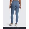 imageAoxjox Workout Updated Mila Leggings for Women High Waisted Tummy Control Drawcord Yoga Pants 245quot265quot285quotSteel Blue