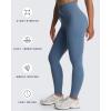 imageAoxjox Workout Updated Mila Leggings for Women High Waisted Tummy Control Drawcord Yoga Pants 245quot265quot285quotSteel Blue