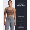 imageAoxjox Workout Updated Mila Leggings for Women High Waisted Tummy Control Drawcord Yoga Pants 245quot265quot285quotWinds Grey Marl Size Up for Less Compression