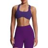 imageAoxjox Womens Workout Sports Bras Fitness Define Sculpt Racerback Bra Yoga Crop TankMulberry Purple