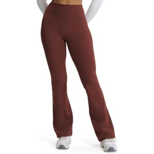 imageAoxjox Flare Leggings for Women Hidden Scrunch Butt Lifting High Waisted Wide Leg Yoga Pants 30quot32quot34quotRum Raisin