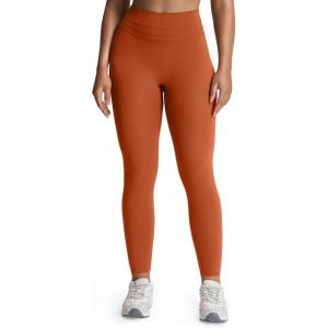 imageAoxjox High Waisted Workout Leggings for Women Scrunch Tummy Control Luna Buttery Soft Yoga Pants 26quotEarthy Brown