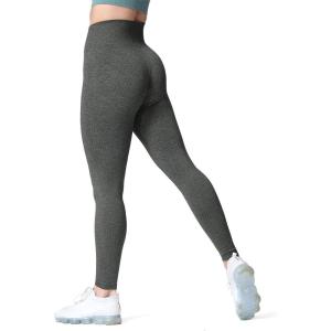 imageAoxjox Womens High Waist Workout Gym Vital Seamless Leggings Yoga PantsArmy Green Marl