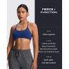imageAoxjox Womens Workout Sports Bras Fitness Ivy Low Impact Bra Yoga Crop TankBellwether Blue