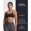 imageAoxjox Womens Workout Sports Bras Fitness Ivy Low Impact Bra Yoga Crop TankBlack 3 Pieces Pack