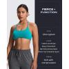 imageAoxjox Womens Workout Sports Bras Fitness Ivy Low Impact Bra Yoga Crop TankCascade Blue