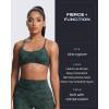 imageAoxjox Womens Workout Sports Bras Fitness Ivy Low Impact Bra Yoga Crop TankCloud Dark Green