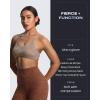 imageAoxjox Womens Workout Sports Bras Fitness Ivy Low Impact Bra Yoga Crop TankCloud Fade Mocha