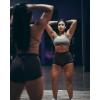 imageAoxjox Womens Workout Sports Bras Fitness Ivy Low Impact Bra Yoga Crop TankGrey