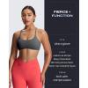 imageAoxjox Womens Workout Sports Bras Fitness Ivy Low Impact Bra Yoga Crop TankIron Grey
