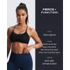 imageAoxjox Womens Workout Sports Bras Fitness Ivy Low Impact Bra Yoga Crop TankMidnight Leaf Print