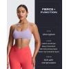 imageAoxjox Womens Workout Sports Bras Fitness Ivy Low Impact Bra Yoga Crop TankPurple Heather