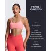imageAoxjox Womens Workout Sports Bras Fitness Ivy Low Impact Bra Yoga Crop TankSalmon Rose