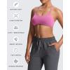 imageAoxjox Womens Workout Sports Bras Fitness Ivy Low Impact Bra Yoga Crop TankSpring Crocus