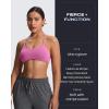 imageAoxjox Womens Workout Sports Bras Fitness Ivy Low Impact Bra Yoga Crop TankSpring Crocus