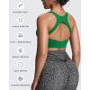 imageAoxjox Womens Workout Sports Bras High Impact Fitness Training Gym Khloe Bra Yoga Crop TankJolly Green