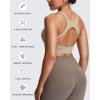 imageAoxjox Womens Workout Sports Bras High Impact Fitness Training Gym Khloe Bra Yoga Crop TankMink