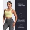 imageAoxjox Womens Workout Sports Bras High Impact Fitness Training Gym Khloe Bra Yoga Crop TankPastel Yellow