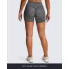 imageAoxjox Workout Biker Shorts for Women Tummy Control High Waisted Athletic Hidden Scrunch Gym Running Yoga Short 45quotBlack Dot Print