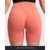 imageAoxjox Booty Workout Biker Shorts for Women Tummy Control High Waisted Hidden Scrunch Athletic Running Yoga Short 5quot2 Earth Orange Thin Scrunch Version