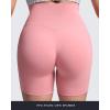 imageAoxjox Booty Workout Biker Shorts for Women Tummy Control High Waisted Hidden Scrunch Athletic Running Yoga Short 5quot2 Pink Thin Scrunch Version