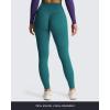 imageAoxjox High Waisted Workout Siren Leggings for Women Hidden Scrunch Butt Lifting Tummy Control Yoga Pants 26quotDeep Lagoon