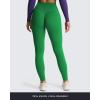 imageAoxjox High Waisted Workout Siren Leggings for Women Hidden Scrunch Butt Lifting Tummy Control Yoga Pants 26quotJolly Green