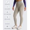 imageAoxjox High Waisted Workout Siren Leggings for Women Hidden Scrunch Butt Lifting Tummy Control Yoga Pants 26quotMink